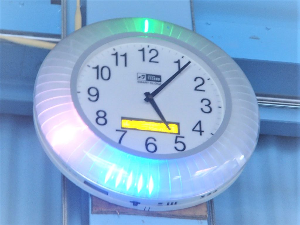 省エネのタイミングが分かる時計